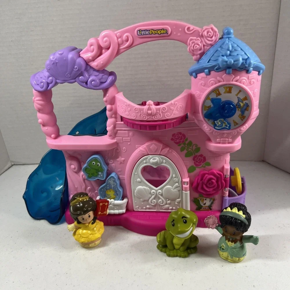 Fisher-Price Little People Disney Princess Play & Go Castle playset Belle Tiana